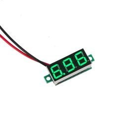 Woltomierz DC 4-30V 0,36' LED Zielony Bez Obudowy