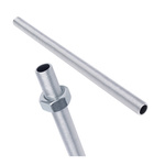 Nypel - Rurka gwintowana M10x200mm z gwintem do lamp i oświetlenia