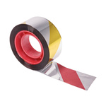 Double-sided red-yellow-silver reflective tape - 24mm - 50m - bird repellent