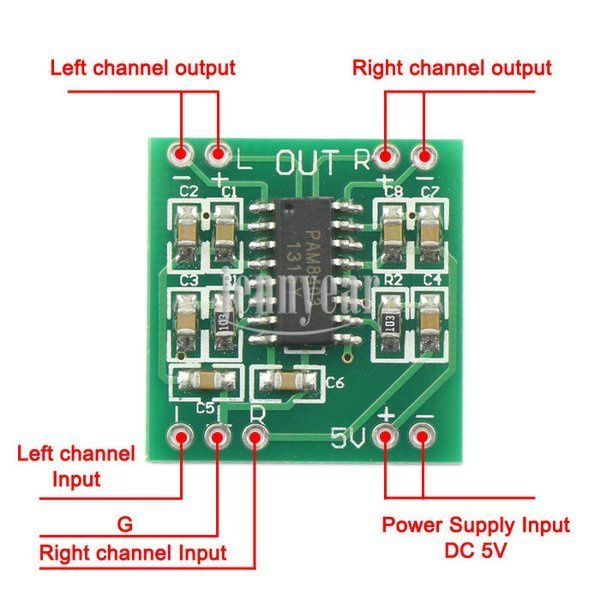 Wzmacniacz audio PAM8403