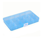 Organizer 15 compartments 175x100x22mm - blue - trinket container
