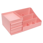 Cosmetics Organizer Toilet Desk Box With Drawers Pink