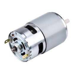 Brush motor 775 - with truncated axle - DC 12V