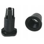 Cable Lock - Black - For 6.5mm Cable - Cable Clamp - 10pcs