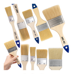 Pędzel drewniany - 90mm - płaski - malarski - uniwersalny