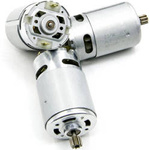 DC 12V brush motor - RS550VC - 12 teeth - high torque