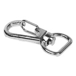 Metal carabiner with swivel 38x18mm - Carabiner for keys - Survival