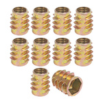 Threaded Bushing M8x15 Without Flange Insert For Furniture Socket 10pcs