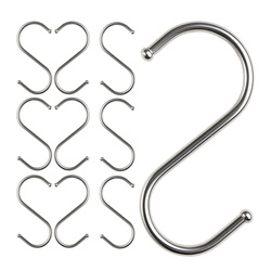 Clothes Hook 65mm Metal Solid Hanger for Home Workshop 10 pieces