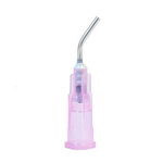 Dispensing needle bent 45º 20G for glue - paste - flux - with curved tip