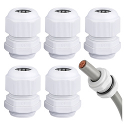 Dławnica kablowa PG11 IP68 - Dławik izolacyjny - Złącze kablowe - mufa hermetyczna 5szt