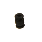 Vibration isolator 13mm/9mm - silicone - black - vibration damper, damper, shock absorber - 1 piece