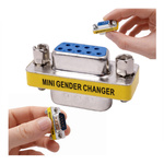 Adapter Szeregowy DB9 Male - Female Przejściówka