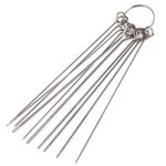 Zestaw 10szt igieł stalowych - 0.7mm do 1.3mm - do wylutowywania elementów elektronicznych
