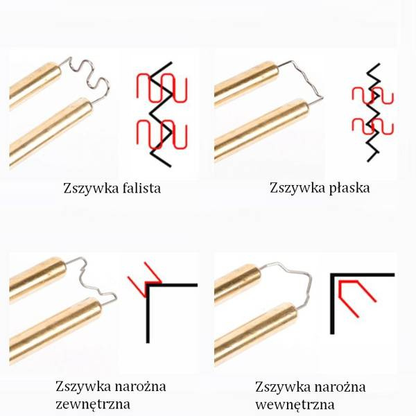 Zszywki do plastiku Zszywki do plastiku
