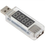 USB meter - measuring voltage, current and power - 3-8V and 0-3A and power up to 20W