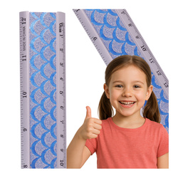 Metal Ruler for School - Aluminum - 30cm - Brocade School Ruler