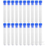 Plastic tube - 13x100mm - with stopper - 20pcs