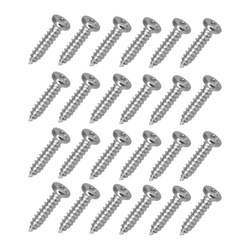 Screw M2x8mm - Sheet Metal Screw - 100pcs - round head - for screwing