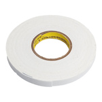Double-sided foam tape 1x10mm x 8m - white - Mounting tape with adhesive